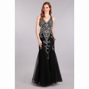HALTER Rhinestone Mermaid Gown 1538